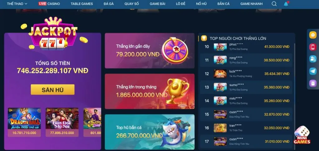 Kho trò chơi đa dạng của acb88 casino